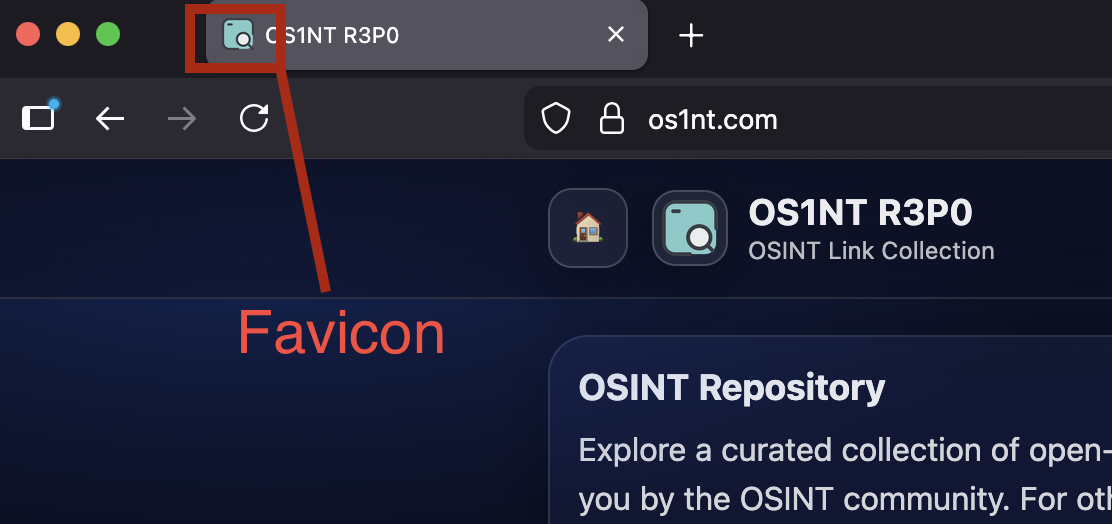 Example favicon used for hash searches